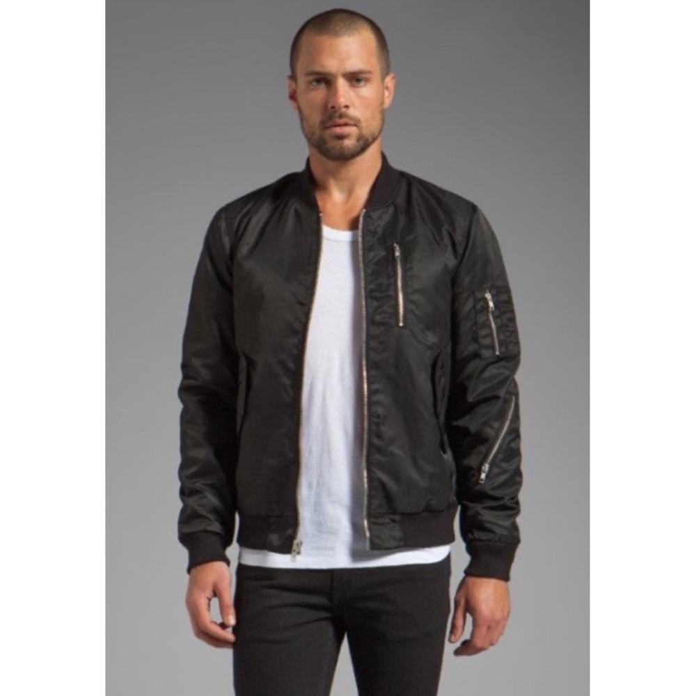 BLK DNM Bomber Full Zip Jacket, Mens Size Small, Kendrick Lamar